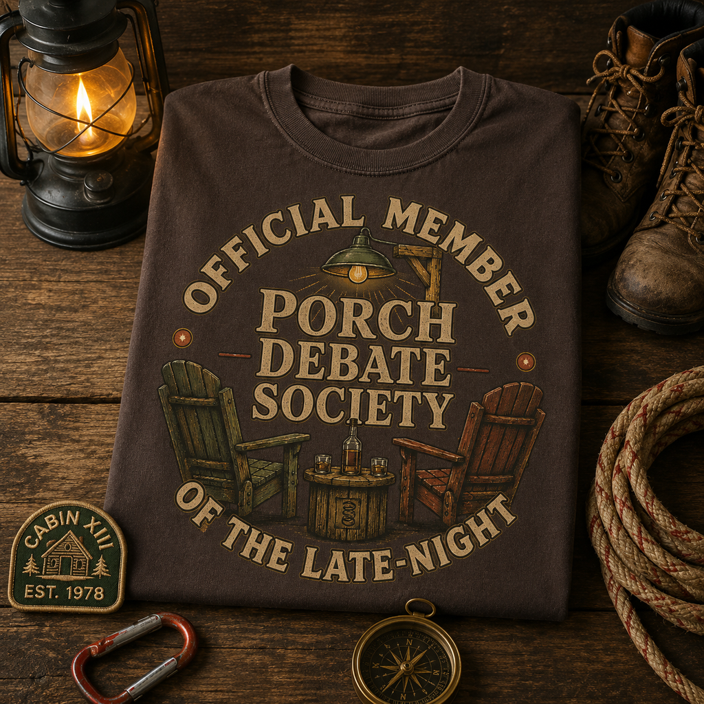 Porch Debate Society Comfort Colors Tee