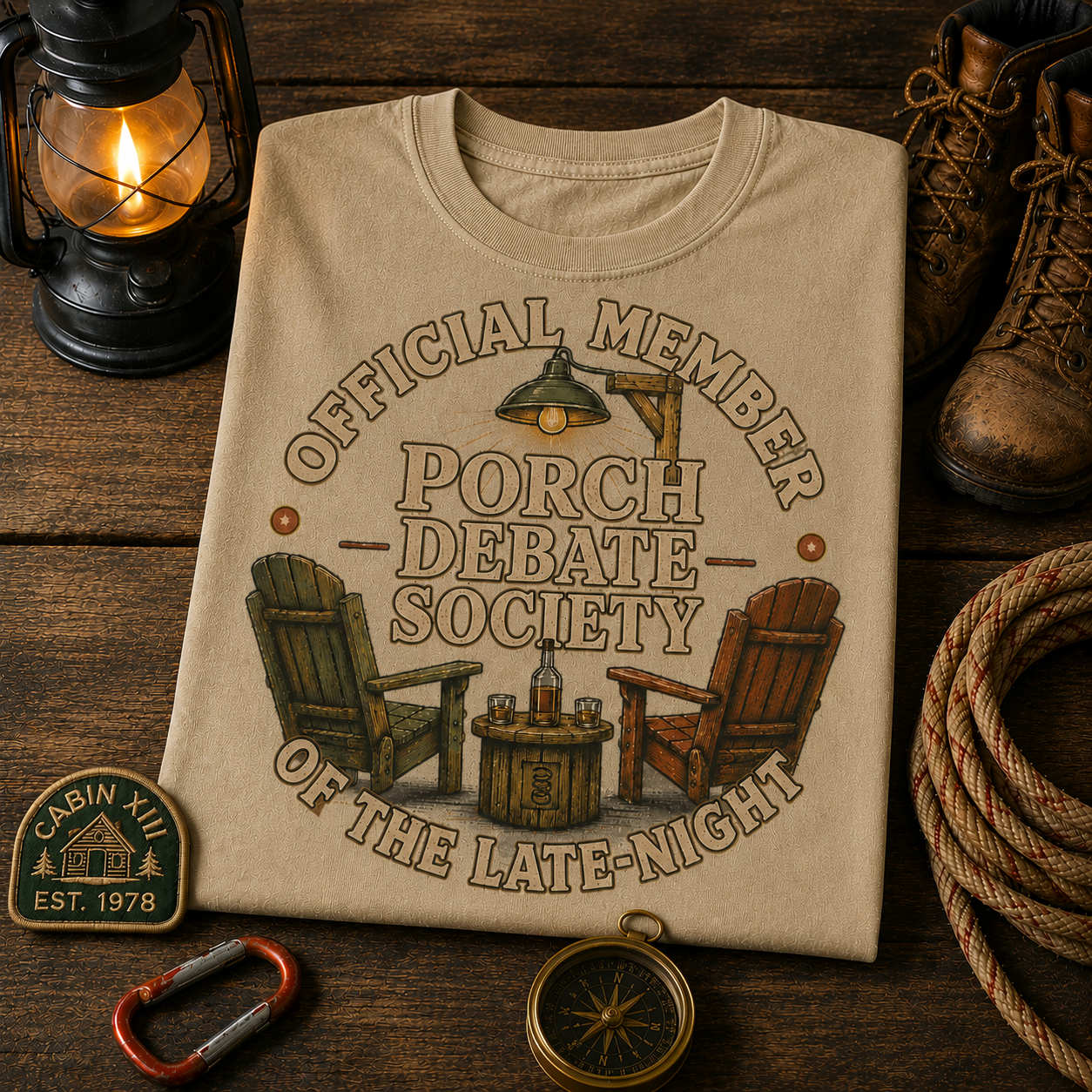 Porch Debate Society Comfort Colors Tee
