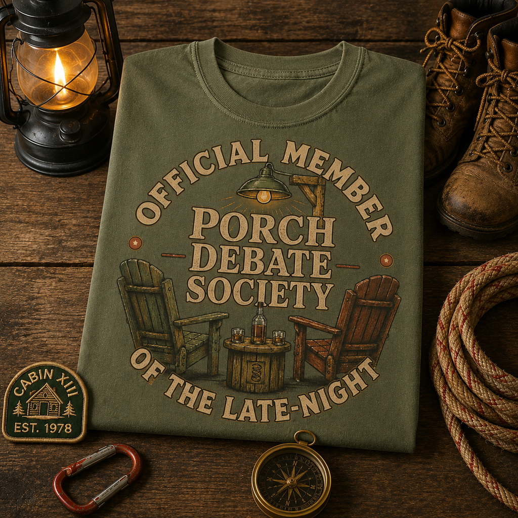 Porch Debate Society Comfort Colors Tee