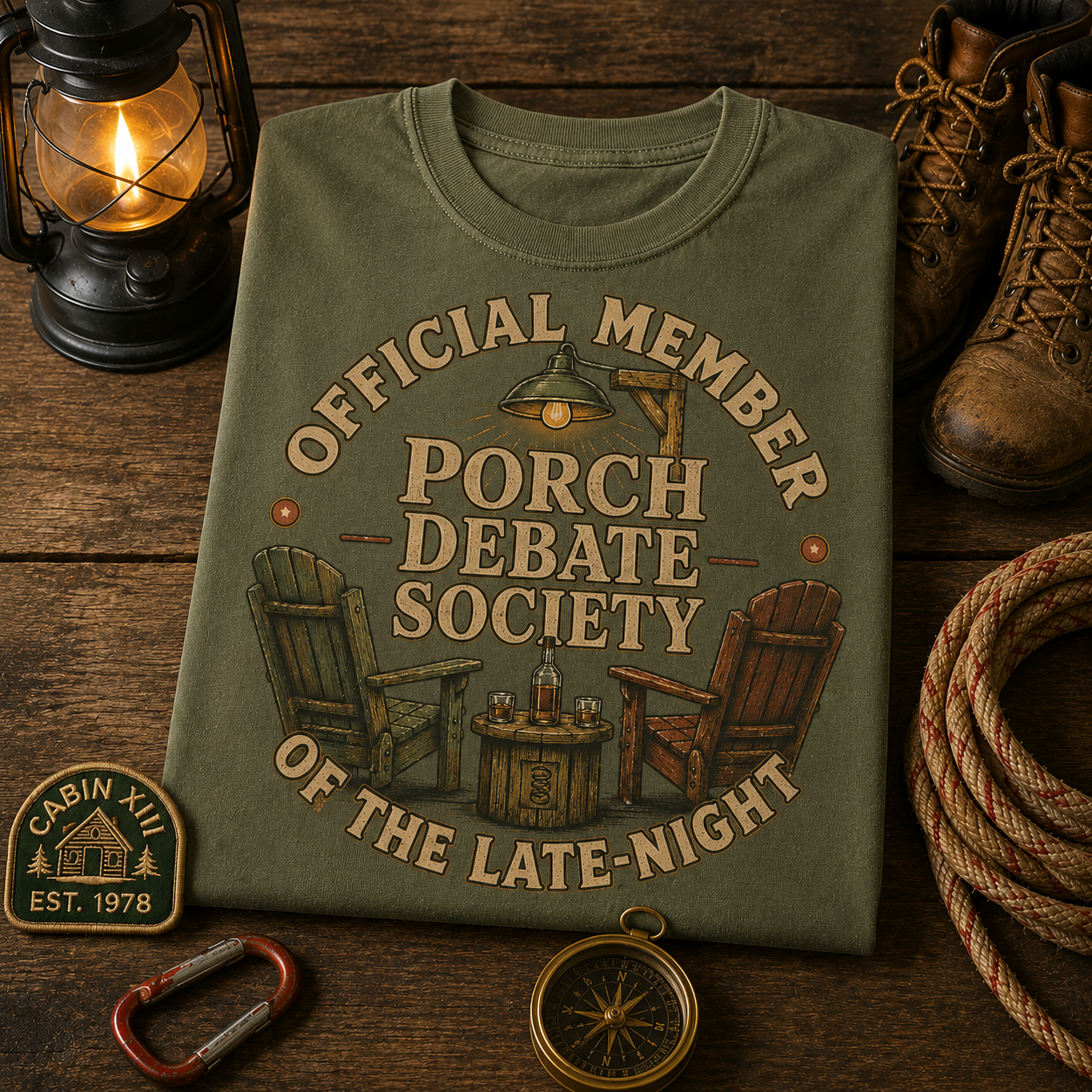 Porch Debate Society Comfort Colors Tee