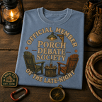 Porch Debate Society Comfort Colors Tee