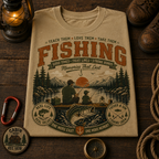 Family Fishing Comfort Colors Tee