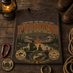 Family Fishing Comfort Colors Tee