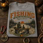 Family Fishing Comfort Colors Tee