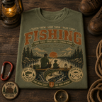 Family Fishing Comfort Colors Tee
