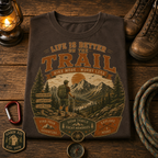 Life is Better Hiking Comfort Colors Tee