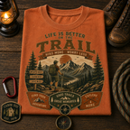 Life is Better Hiking Comfort Colors Tee