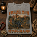 Fishing Mom Comfort Colors Tee