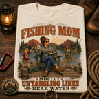 Fishing Mom Comfort Colors Tee