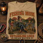 Fishing Mom Comfort Colors Tee