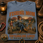 Fishing Mom Comfort Colors Tee
