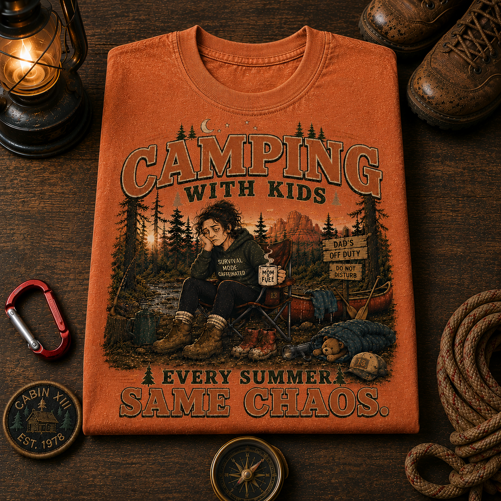Camping Mom Comfort Colors Tee