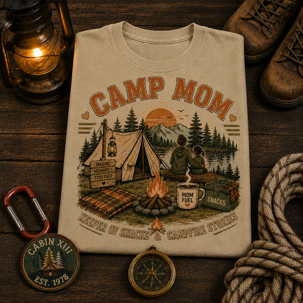Camp Mom Comfort Colors Tee