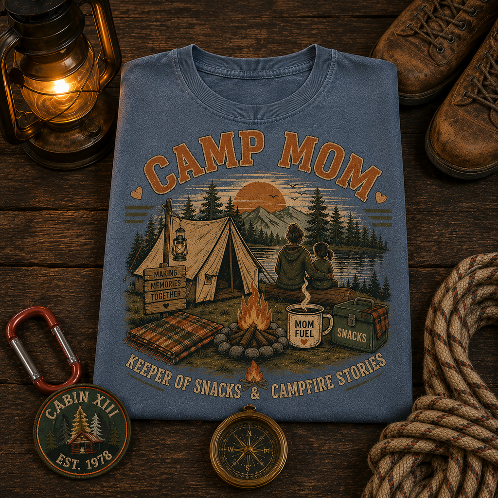 Camp Mom Comfort Colors Tee