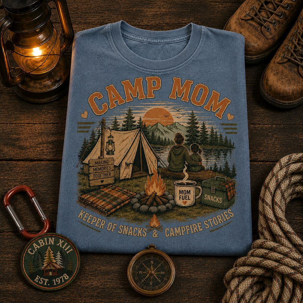 Camp Mom Comfort Colors Tee