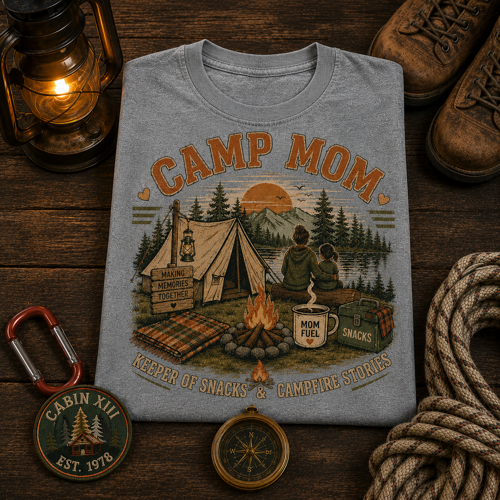 Camp Mom Comfort Colors Tee