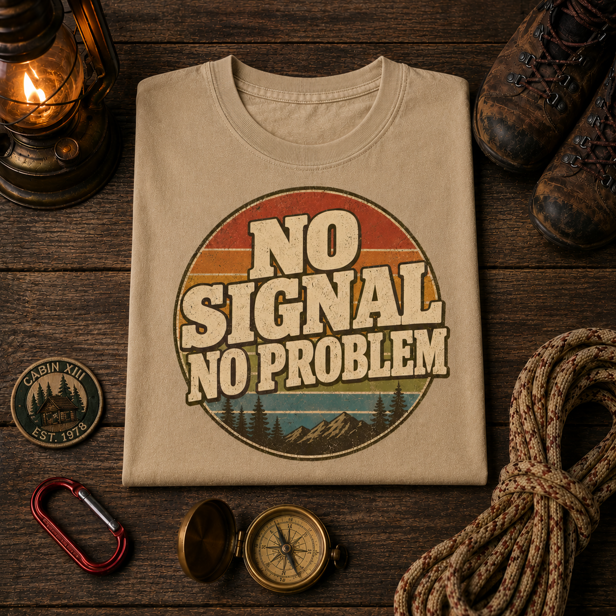 No Signal No Problem Comfort Colors Tee