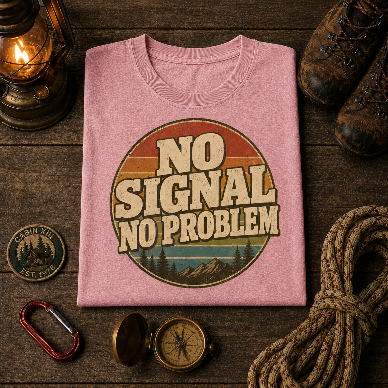 No Signal No Problem Comfort Colors Tee