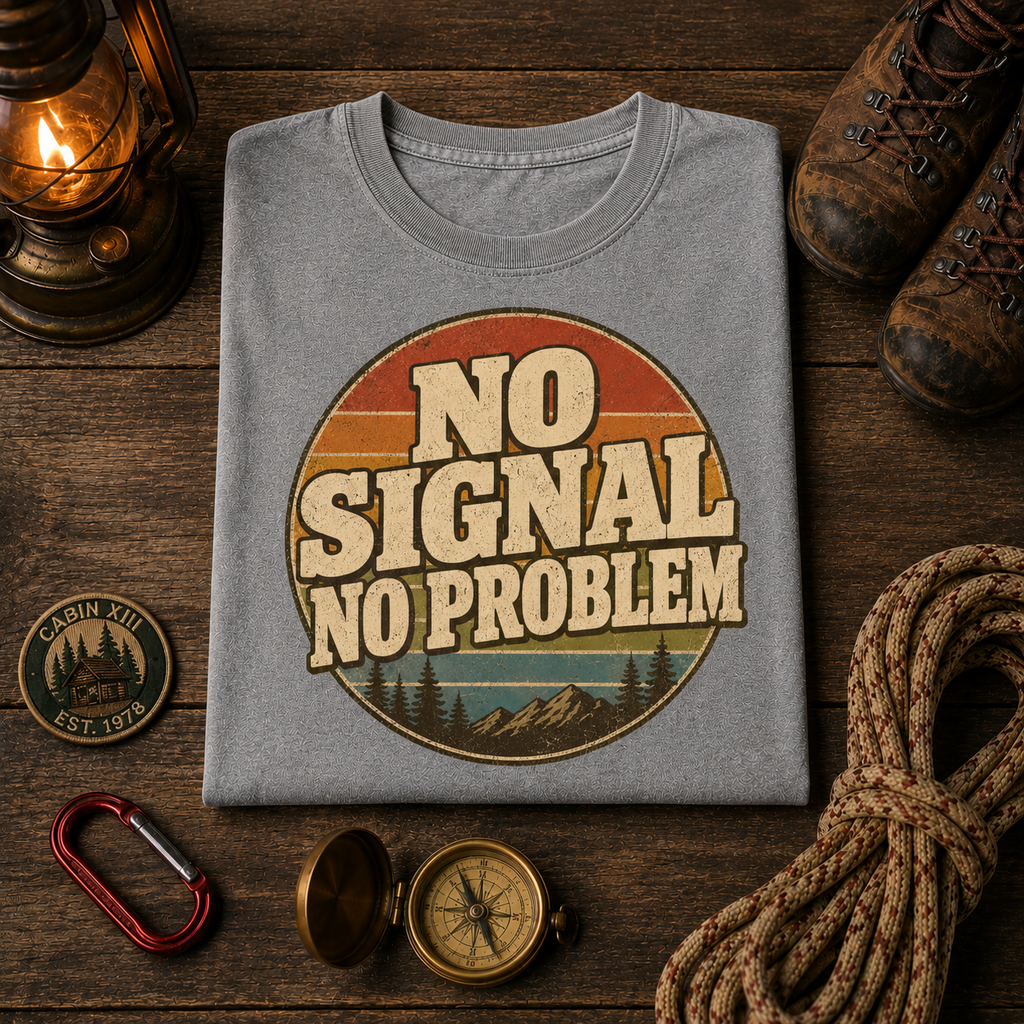 No Signal No Problem Comfort Colors Tee
