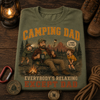 Camping Dad Comfort Colors Tee