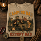 Camping Dad Comfort Colors Tee