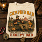 Camping Dad Comfort Colors Tee