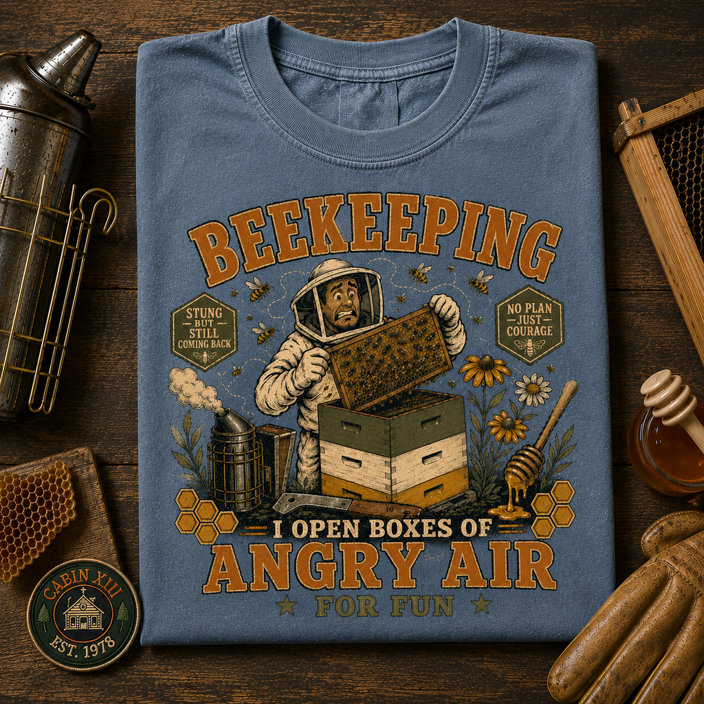 Beekeeping Angry Air Comfort Colors Tee