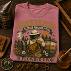 Beekeeping Punching People Comfort Colors Tee