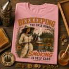 Beekeeping Smoking Humor Tee - Comfort Colors