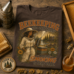 Beekeeping Smoking Humor Tee - Comfort Colors