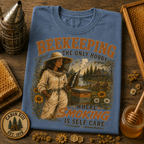 Beekeeping Smoking Humor Tee - Comfort Colors