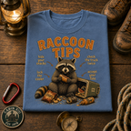 Raccoon Tips T-Shirt — Outdoor Humor Tee