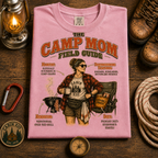 Camp Mom Field Guide Comfort Colors Tee