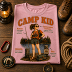 Camp Kid (Female) Field Guide Comfort Colors Tee