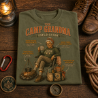 Camp Grandma Field Guide Comfort Colors Tee