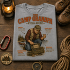 Camp Grandpa Field Guide Comfort Colors Tee