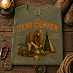 Tent Camper Field Guide Comfort Colors Tee