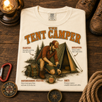 Tent Camper Field Guide Comfort Colors Tee