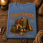 Tent Camper Field Guide Comfort Colors Tee