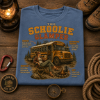 Schoolie Glamper Field Guide Comfort Colors Tee