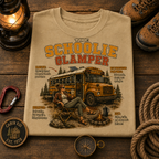 Schoolie Glamper Field Guide Comfort Colors Tee