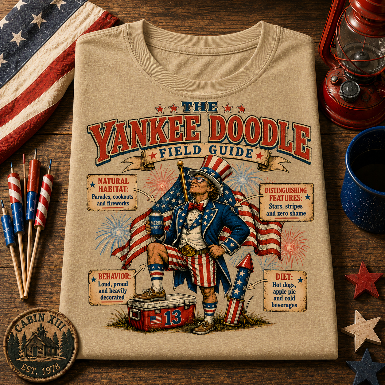 Yankee Doodle Field Guide Tee