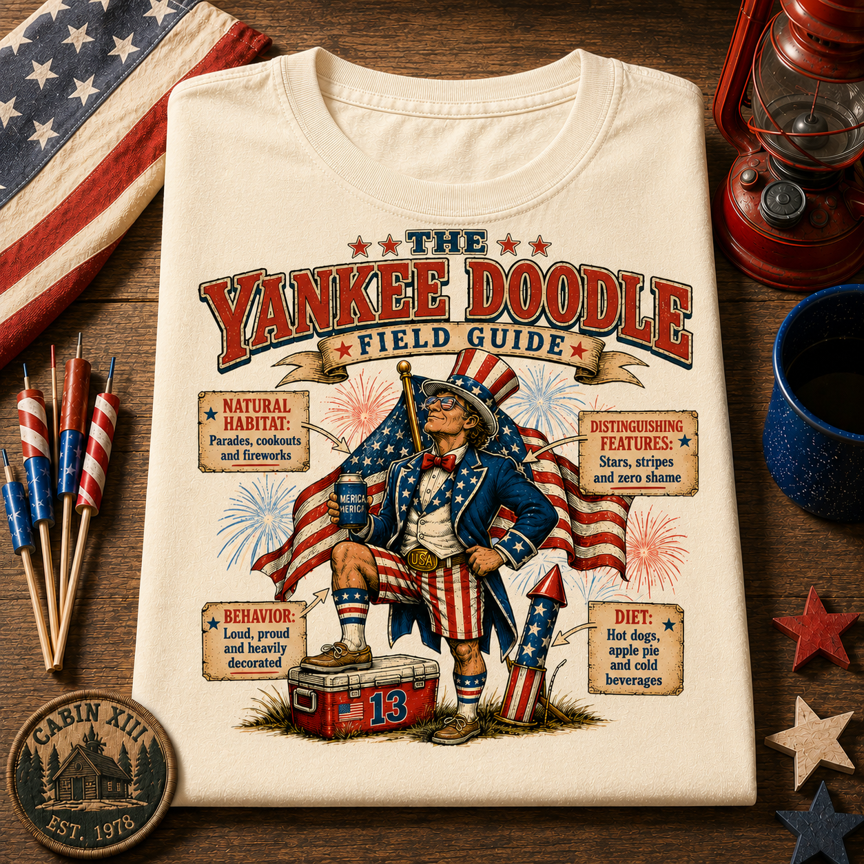 Yankee Doodle Field Guide Tee
