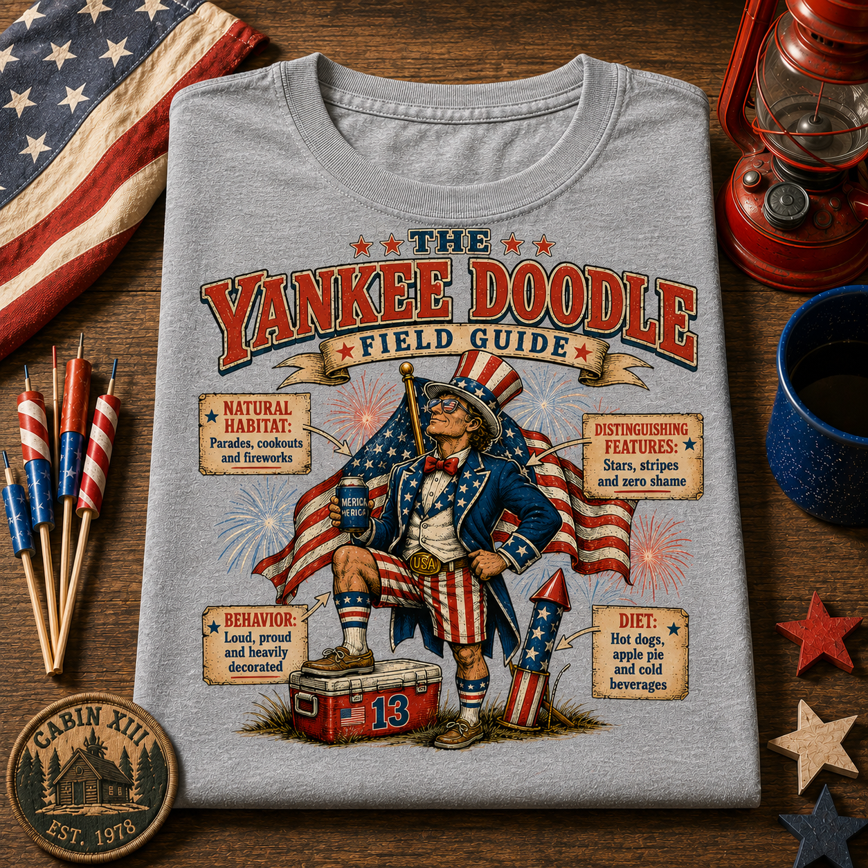 Yankee Doodle Field Guide Tee