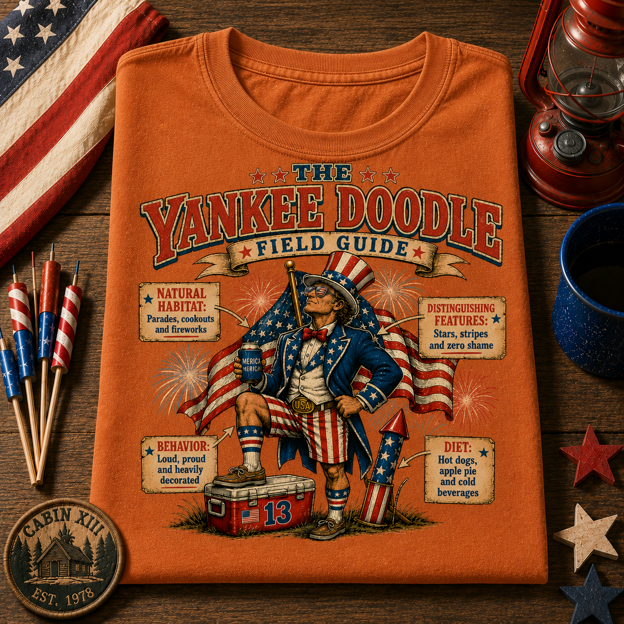 Yankee Doodle Field Guide Tee