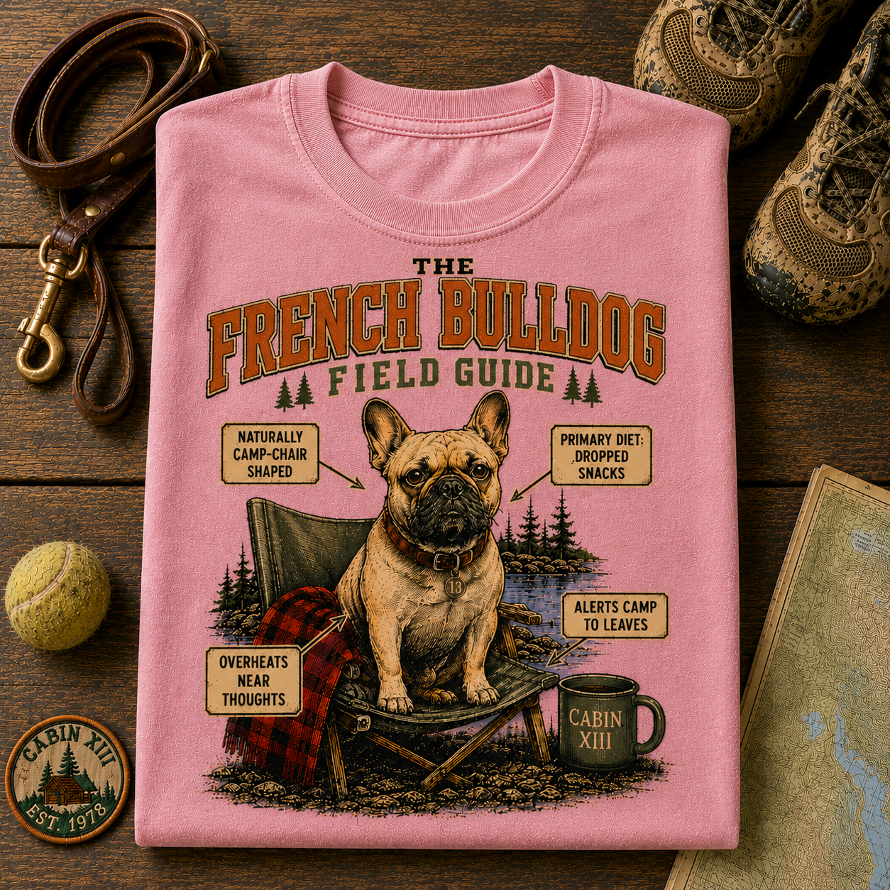 French Bulldog Field Guide Tee