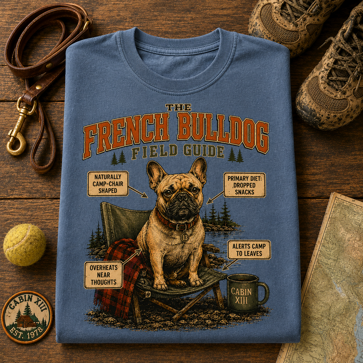 French Bulldog Field Guide Tee