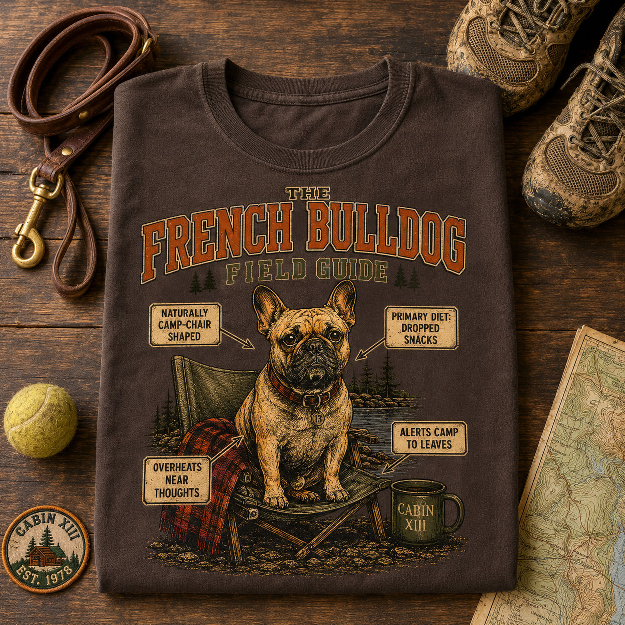 French Bulldog Field Guide Tee