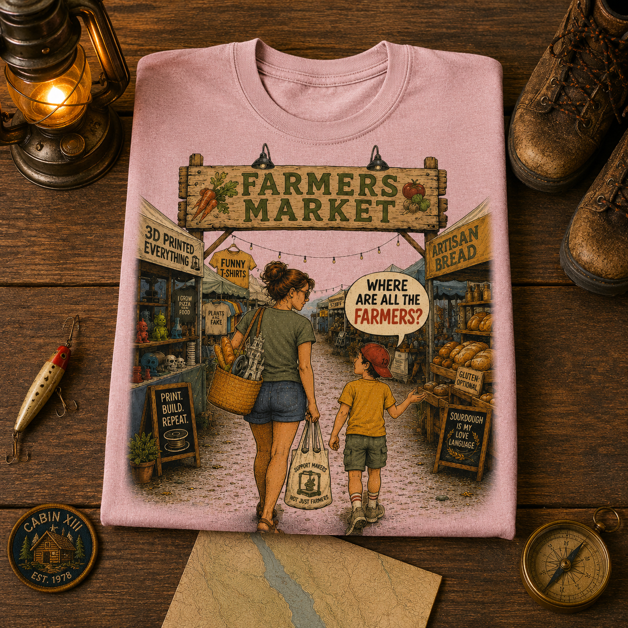 Farmer's Market Humor Tee