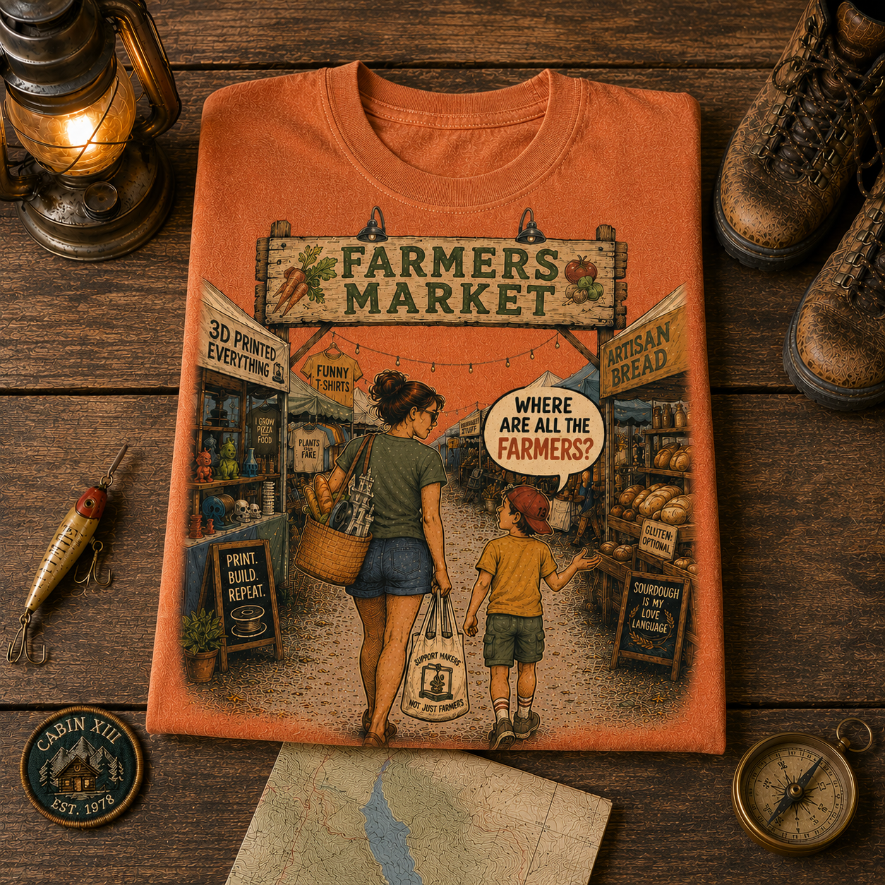 Farmer's Market Humor Tee